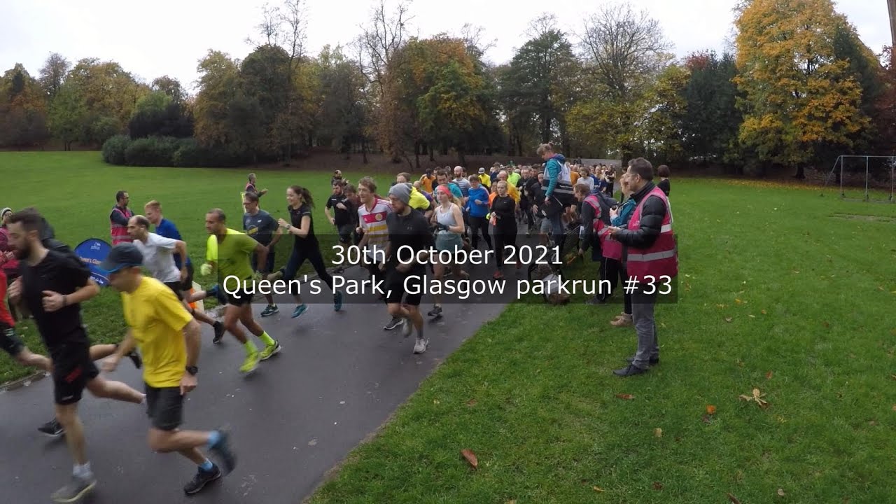 Queen's Park, Glasgow parkrun #33 - October 30th 2021 (fast)
