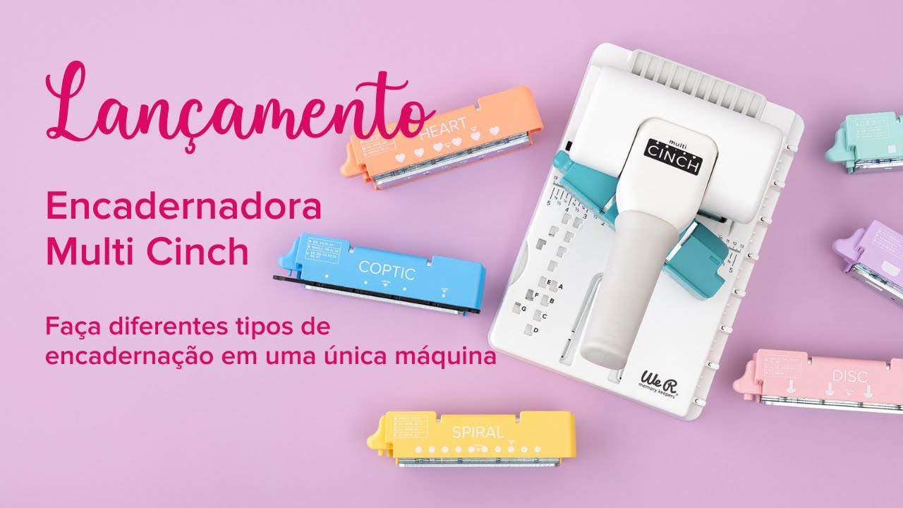 Faça encadernação com a nova Multi Cinch