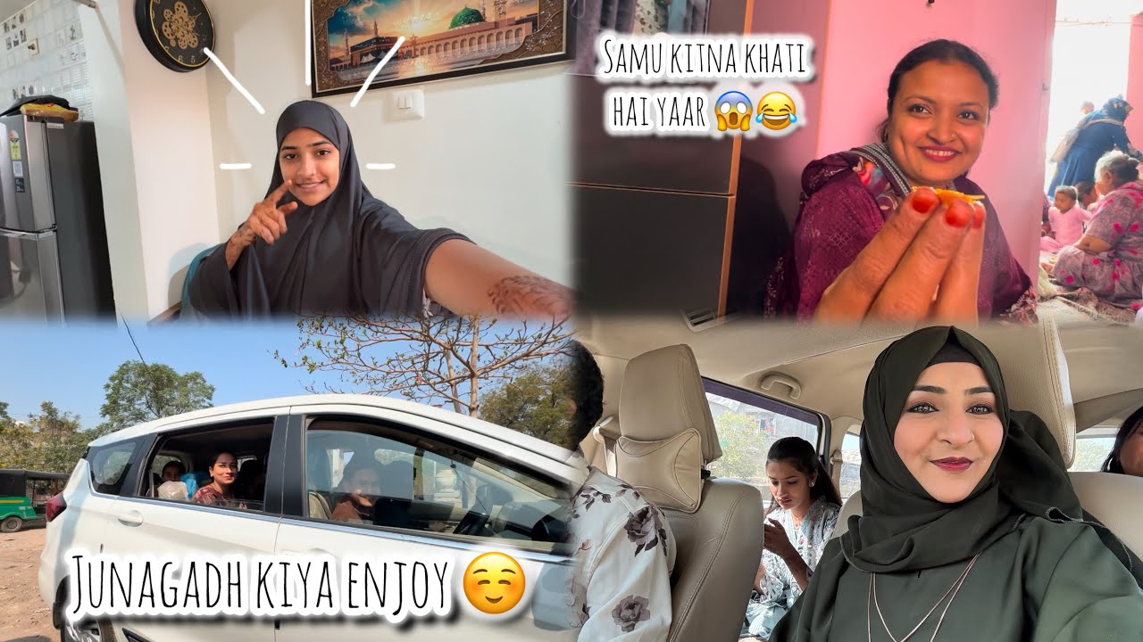 Aaj hum kyu ja rahe he jungadh??🫣mamad ki wife bhi sath aayi ||❤️#junagadh 