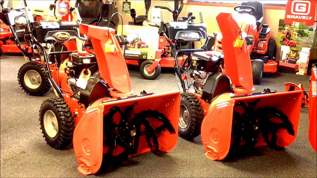 Ariens Deluxe 28 & 28 SHO Snow Blower