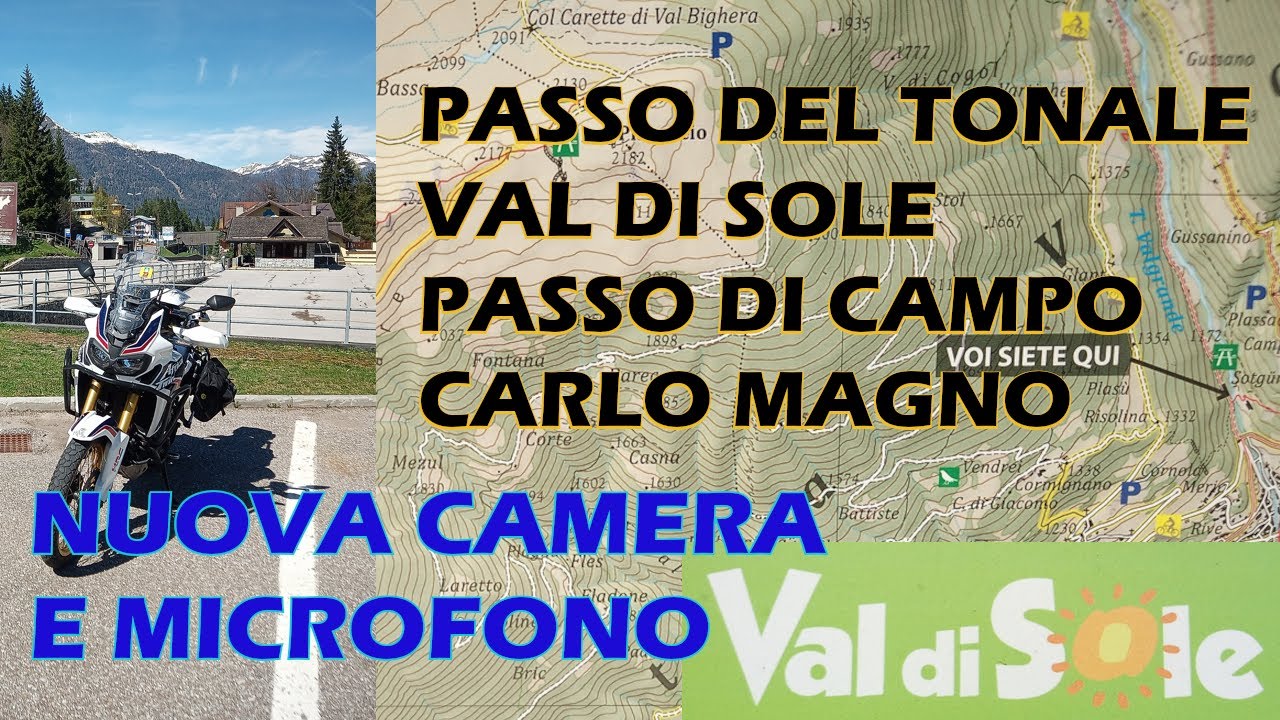 PASSO DEL TONALE - VAL DI SOLE - PASSO CAMPO CARLO MAGNO  - NUOVA CAMERA E MICROFONO IN SOLITARIA