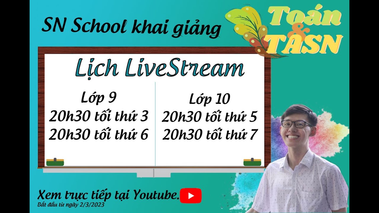 Live 4/2 : Toán 10: Phương trình đường thẳng trong mặt phẳng tọa độ ( Hiểu sâu - làm nhanh )