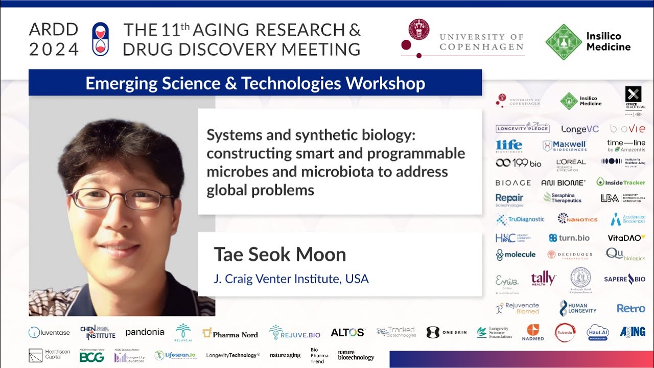 Tae Seok Moon at ARDD2024: Systems and synthetic biology