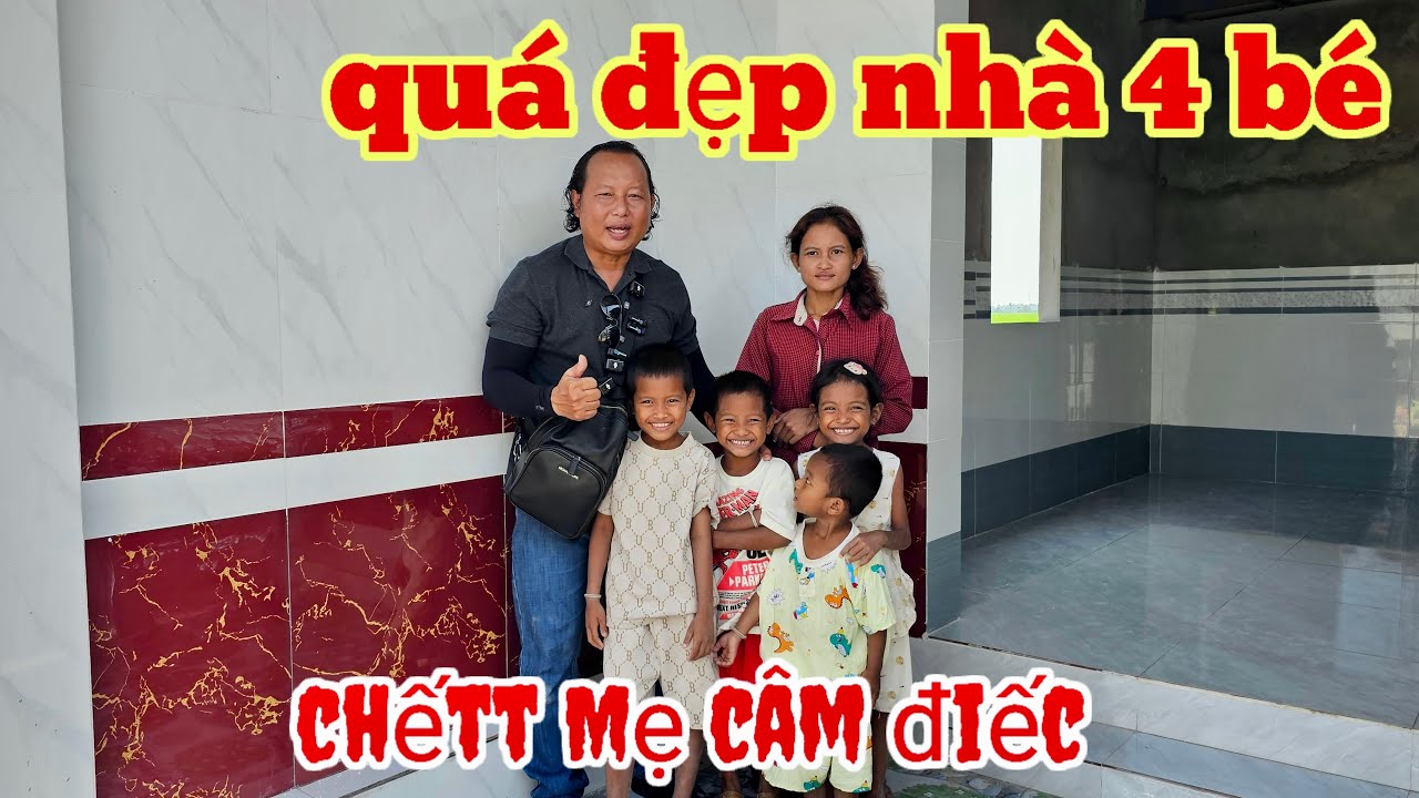 Thật sự bất ngờ Ngôi nhà tuyệt đẹp của 4 bé Cha chếtt Mẹ C.âm điếc 