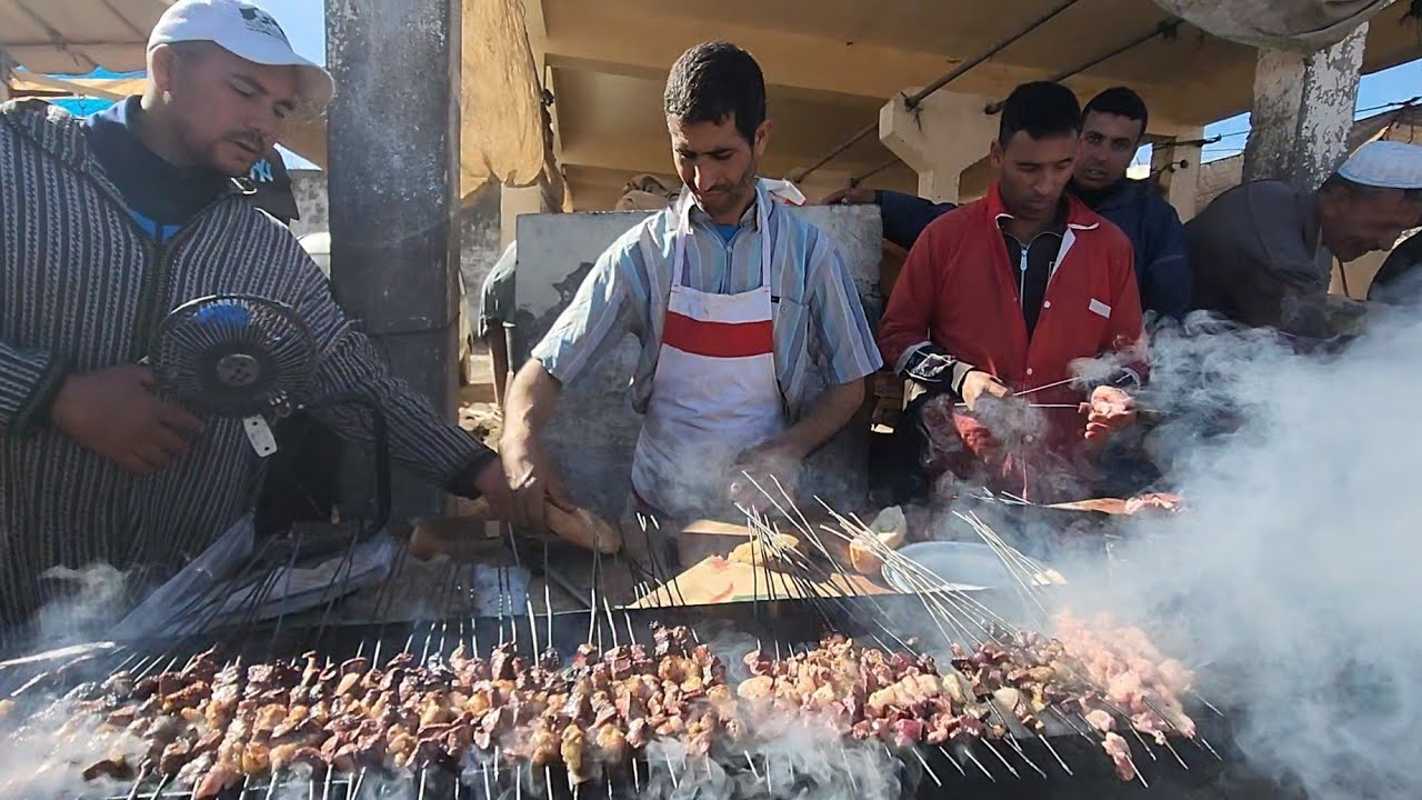 🇲🇦من سوق تلات فيني عند غطاس مول شواية تاريخ تصوير 23/4/2024
