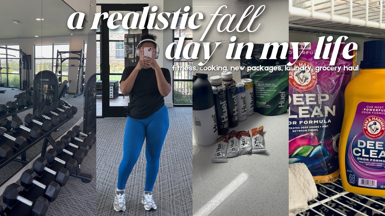 реалистичный *осенний* день в моей жизни: распаковка посылок, готовка, день в спортзале с моим му...