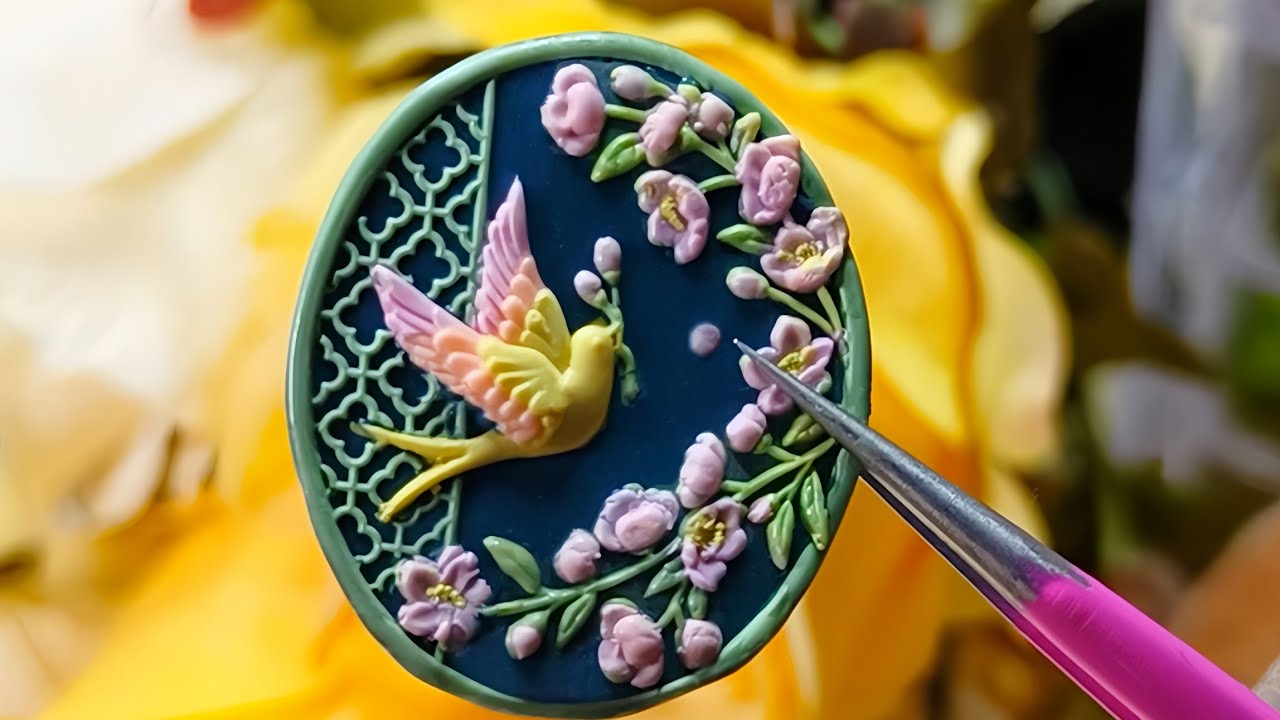 How I Layer Colors on a Bird Wax Seal