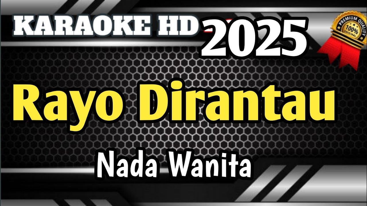 Karaoke Minang Rayo Dirantau Nada Wanita Terbaru KN7000 HD
