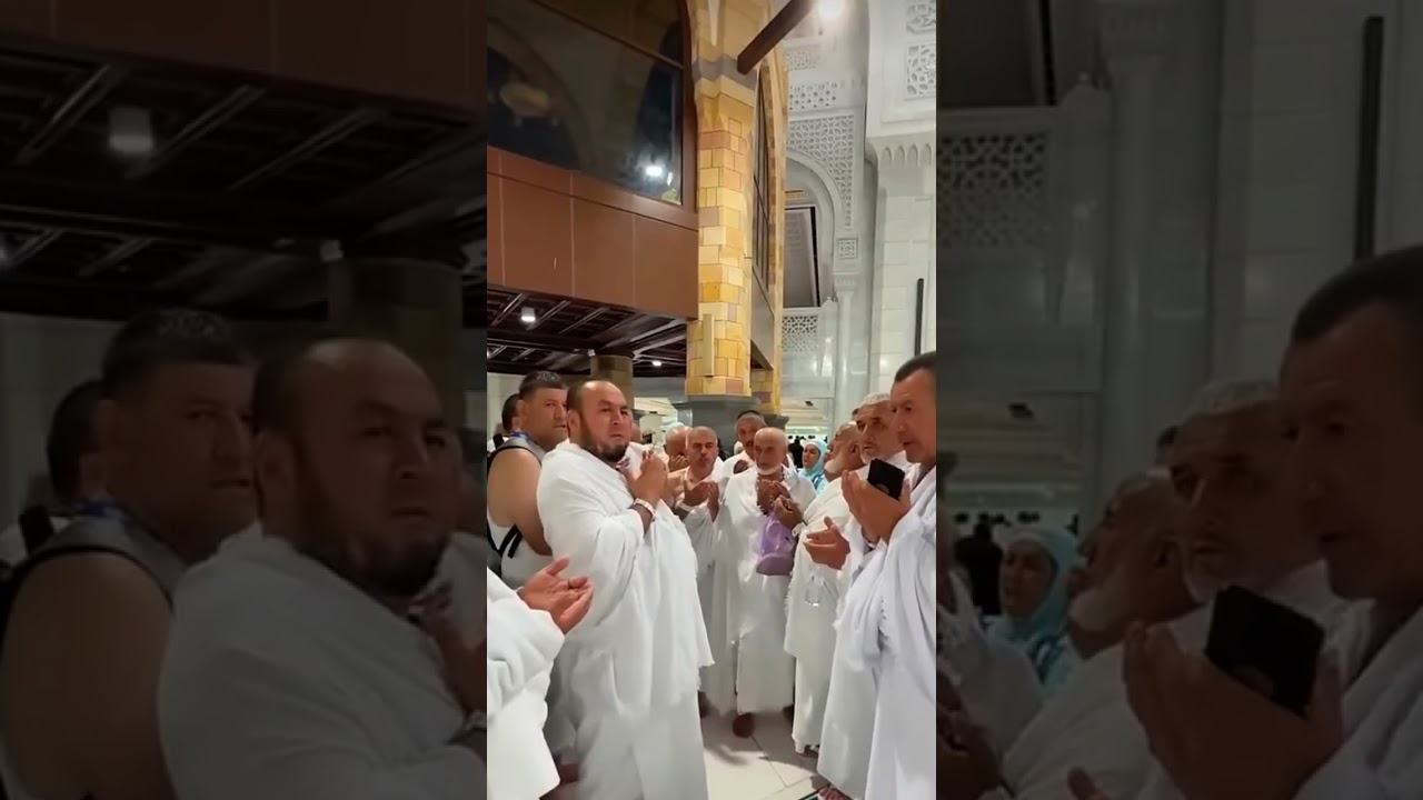 All Hajjaj is in Makkah Sharif 🤲🏻 Subhanallah 🤲🏻#shorts