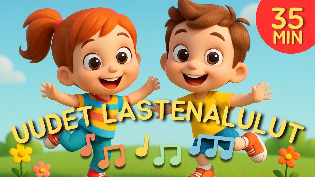 Uudet iloiset lastenlaulut kokoelma 🎵 