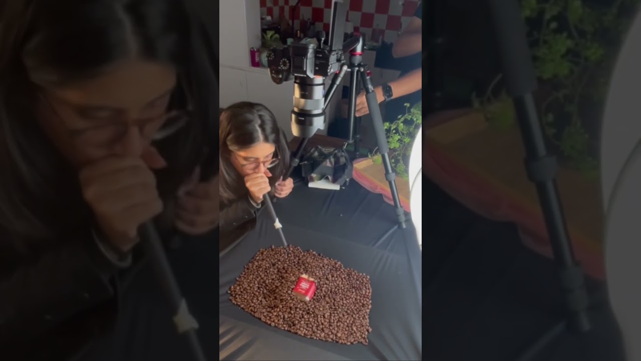 See how a SIMPLE STATIC shot looks so amazing. #videoproduction #turkishcoffee #coffee  #bts