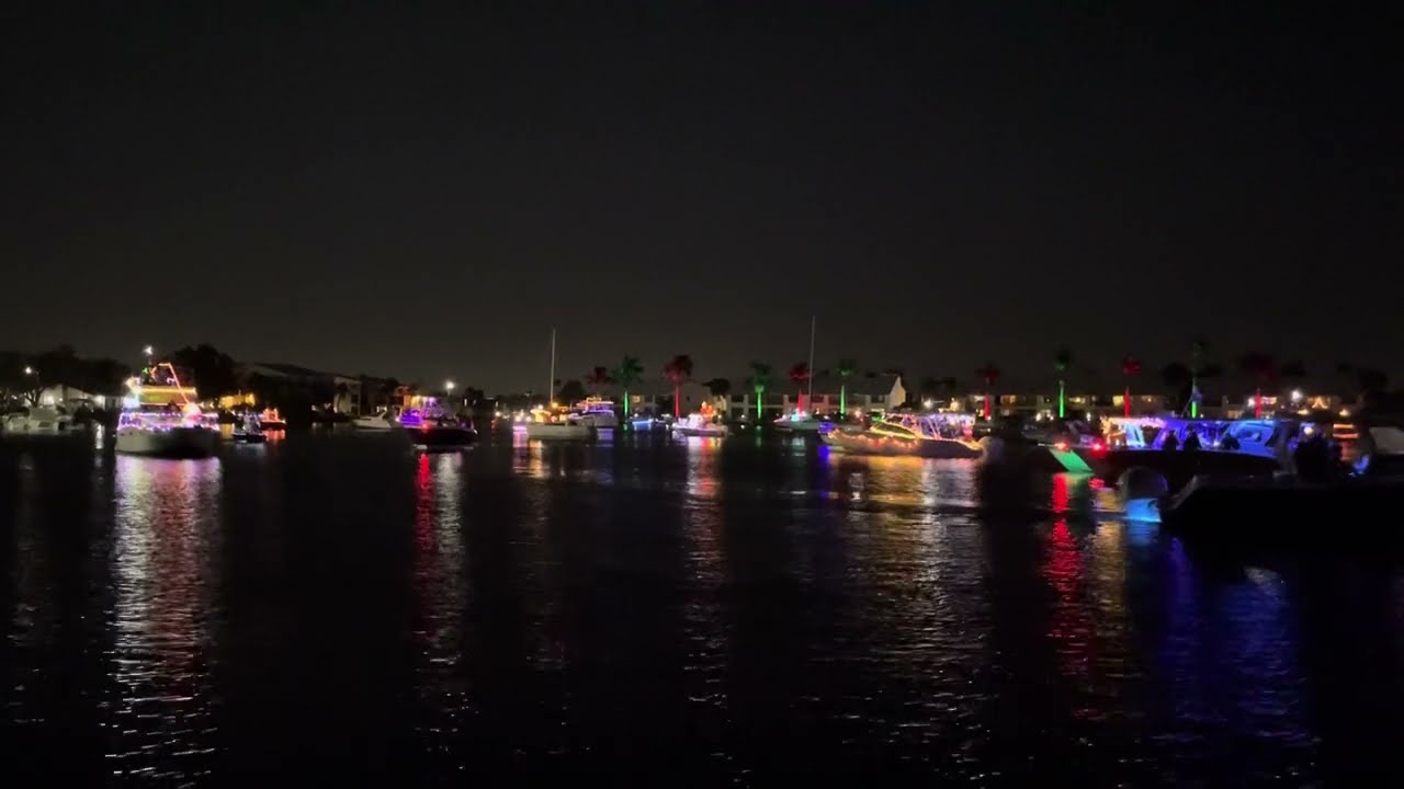 Holiday Boat Parade in Cape Coral, Florida 2023 -Full