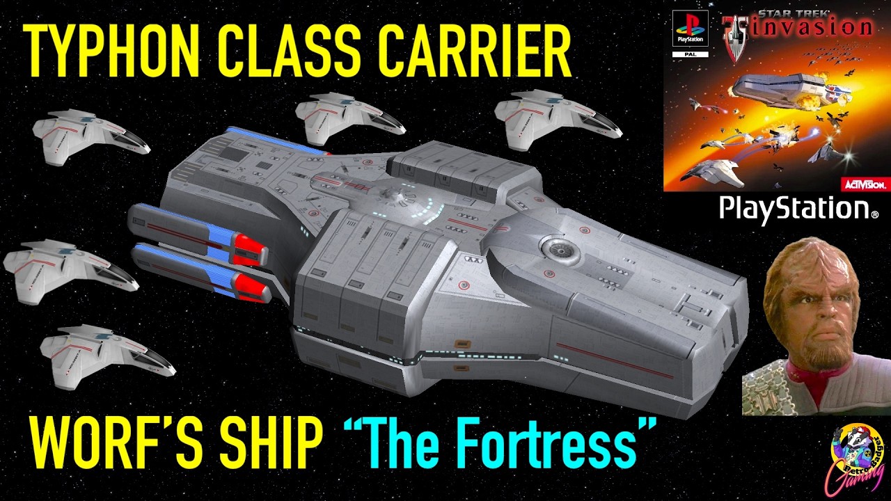 SHOWCASE - Worf's Typhon Class - 40 Fighters! -  Battle Tests - Star Trek Starship Battles