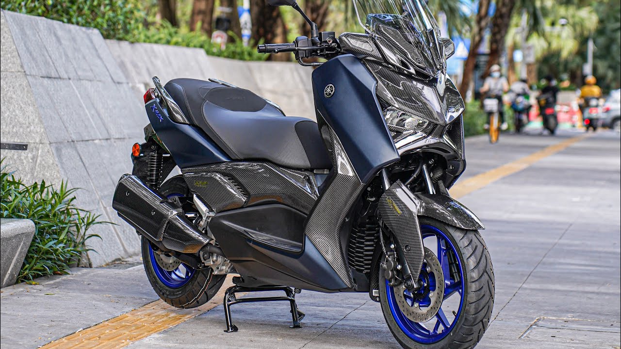 🚀 Introducing New Yamaha 2023 XMAX 300 Carbon Fiber Accessories 🚀
