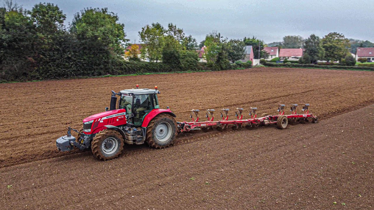 Laboure 180 ch 8 corps dans la Baie de Sommes | épisode 3 Ouestagri vidéo en Picardie
