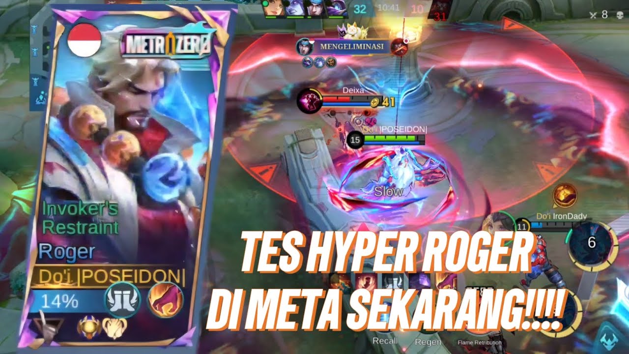 TES HYPER ROGER DI META SEAKARANG!!! - Mobile Legends