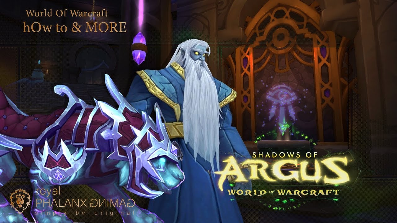 hOw to-Legion 7.3-The Eye of Aman'thul + Arcanist's Manasaber Mount