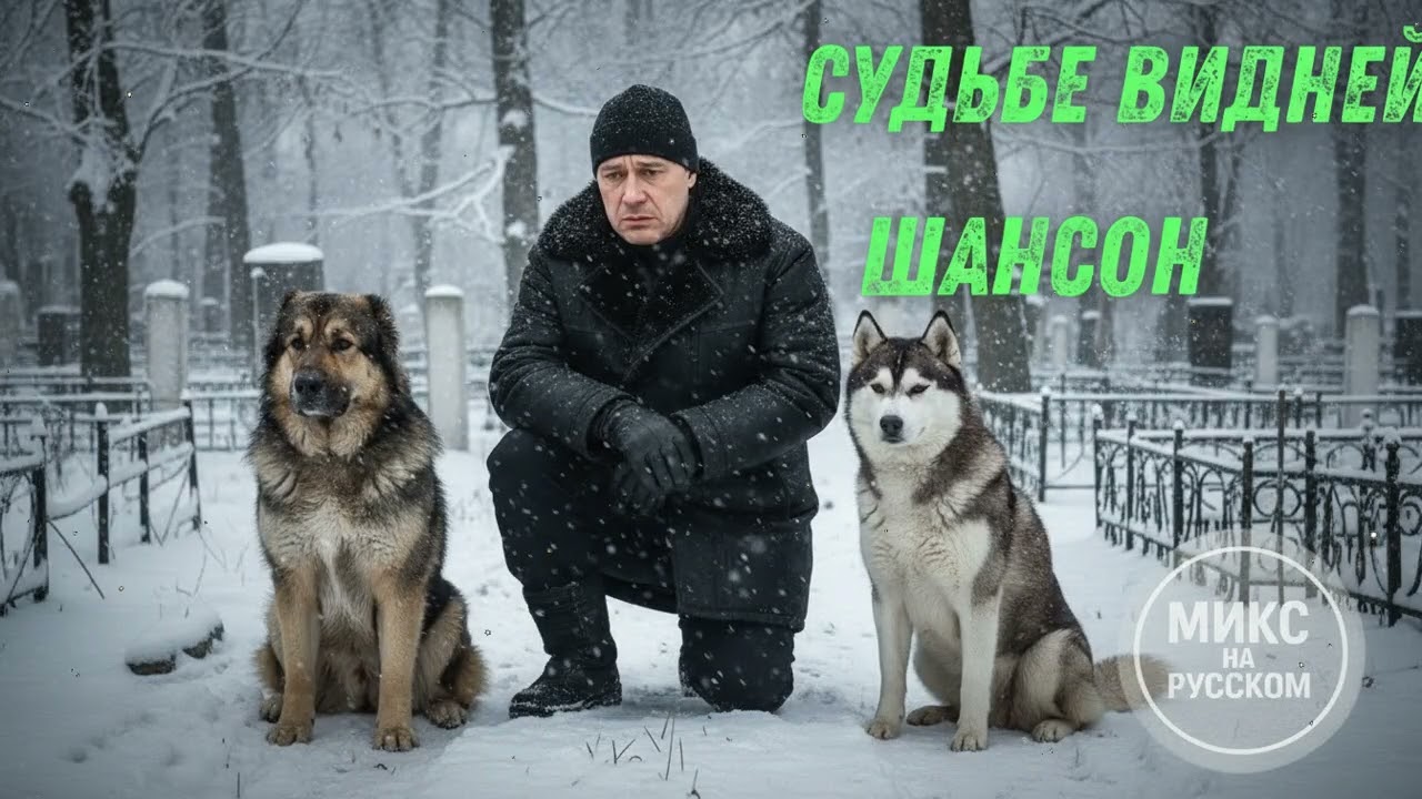 ❄️🐕 Старый двор НОВЫЙ ХИТ ШАНСОН ДЛЯ ДУШИ – Тишина кладбища и верный друг