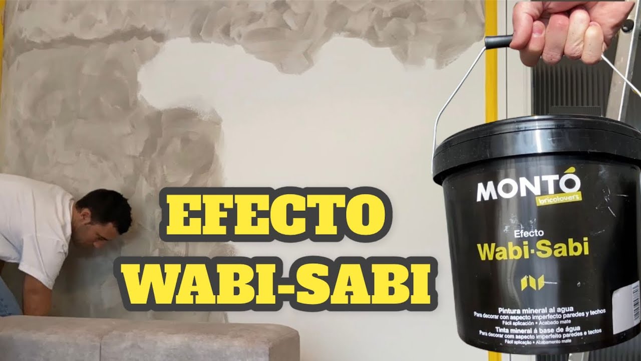 Pintar paredes con Wabi sabi de monto efecto wabisabi. Como aplicar. Efecto imperfecto. Base cal