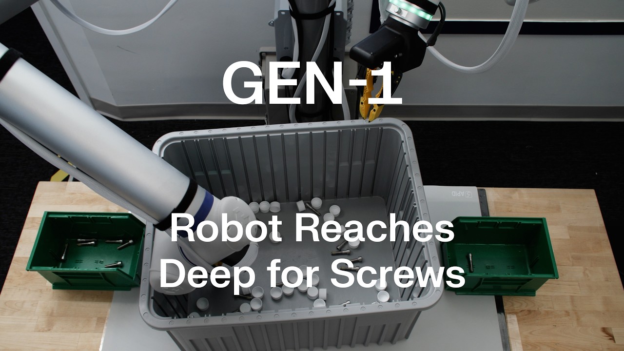 Robot reaches deep for screws | Generalist