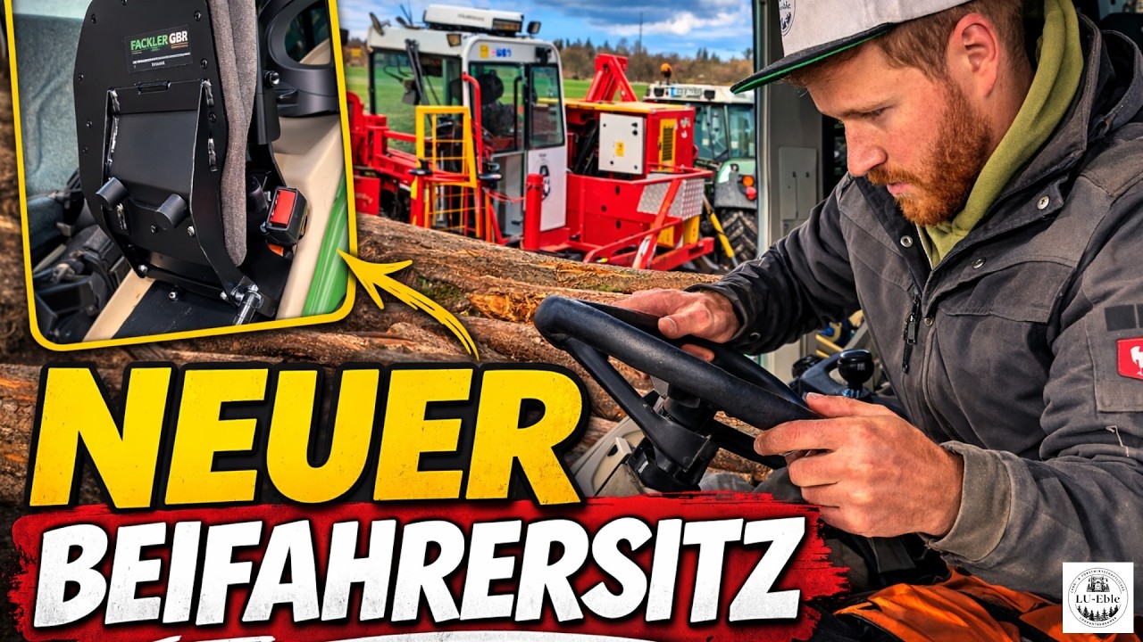 Fendt 312 Upgrade! Neuer Beifahrersitz eingebaut | Lohnspalten und Projekt Fendt 930 TMS