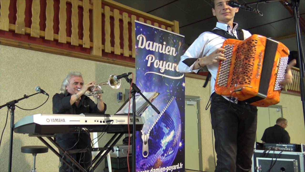 Karine Neuville et Damien Poyard avec Jean-Marie Magnin..Medley à Champlitte le 24/06/2016