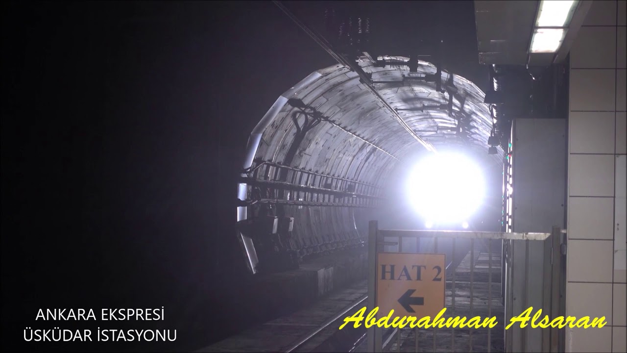 ANKARA EKSPRESİ MARMARAY TÜP GEÇİTİ'NDEN ÇIKIŞI 17 07 2019 Üsküdar.