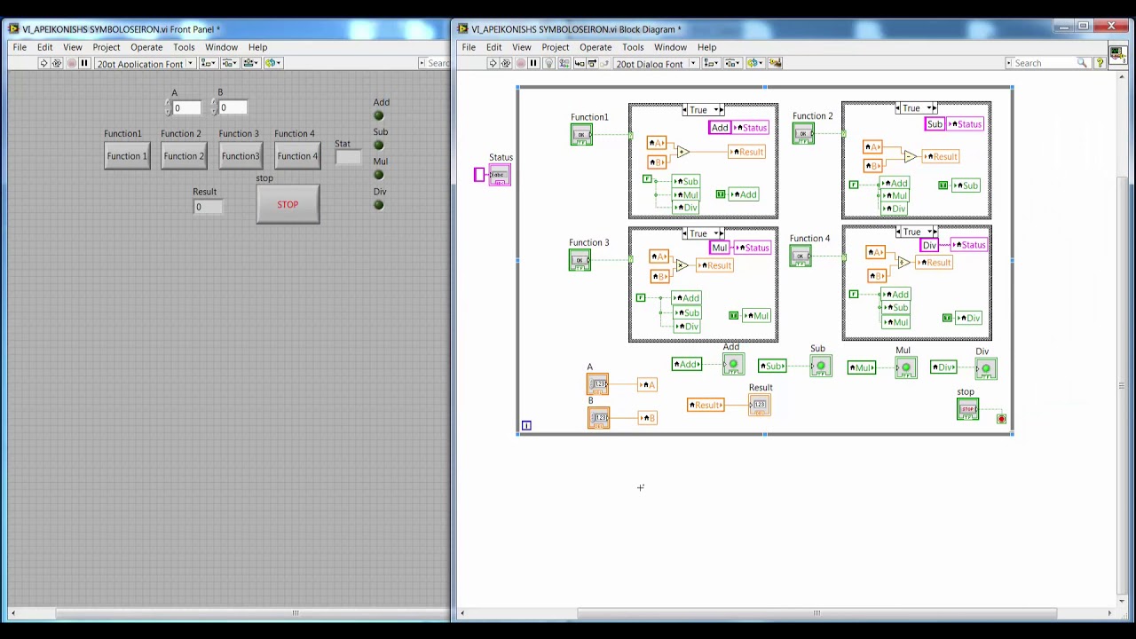 LABVIEW ΔΙΑΧΕΙΡΙΣΗ ΜΕΤΑΒΛΗΤΩΝ