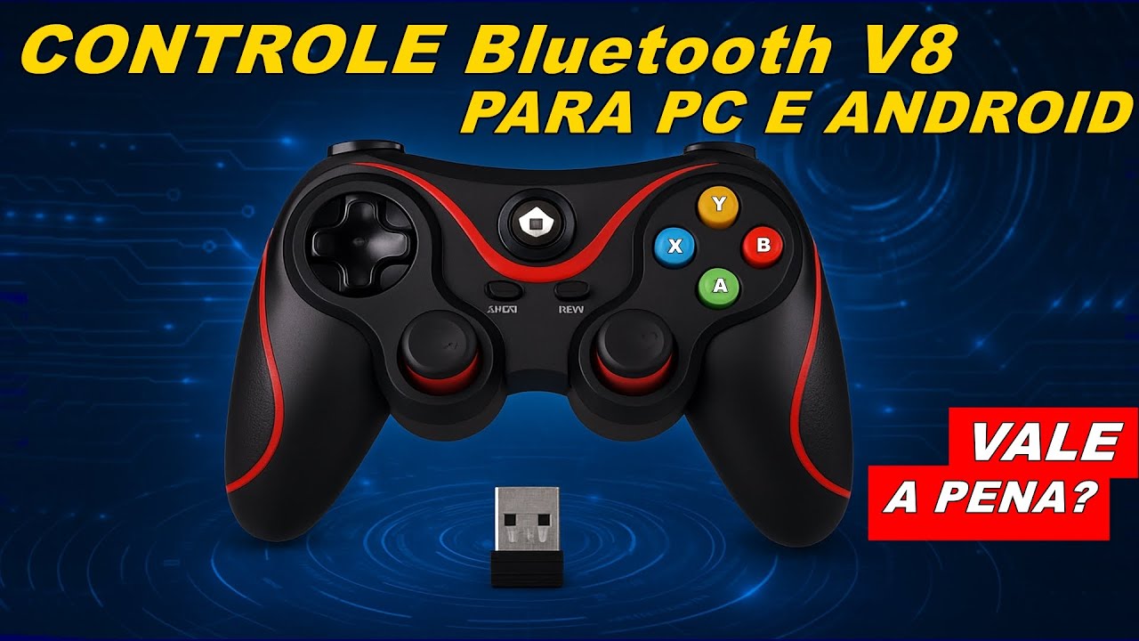 CONTROLE  Bluetooth PARA PC E ANDORID ( V8 )
