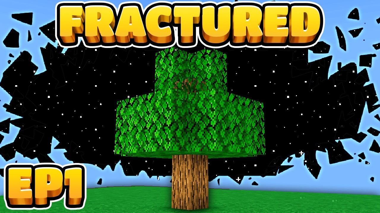 A NEW TYPE OF SKYBLOCK MODPACK! EP1 | Minecraft Fractured [Modded Questing Skyblock]