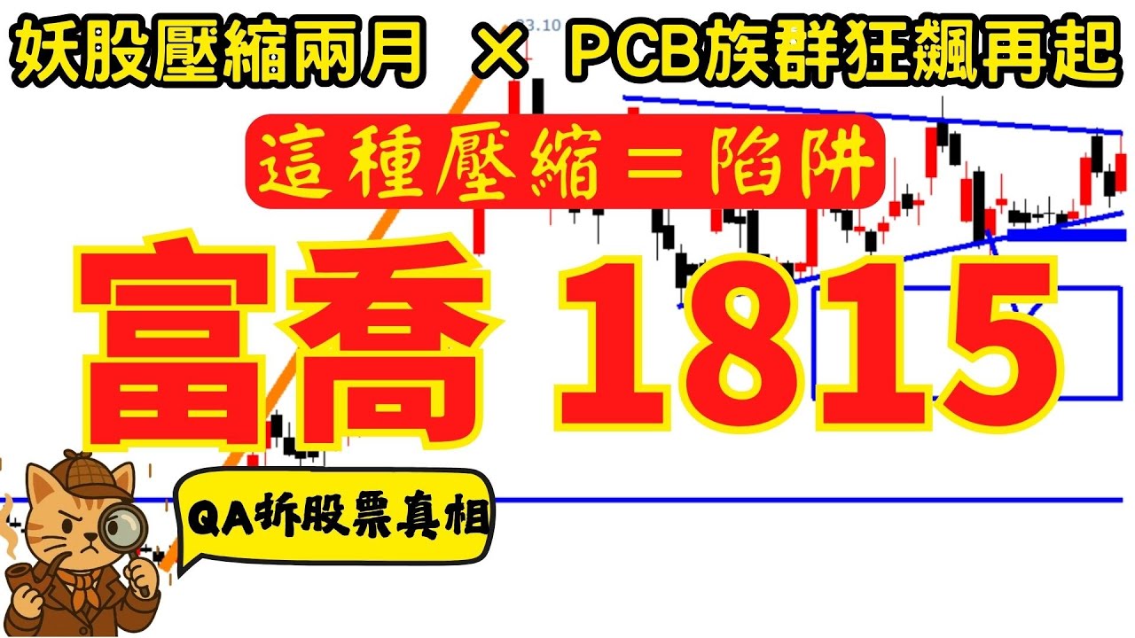 【1815 富喬】妖股現在還能追嗎？你以為停滯＝安全？其實這是爆點前的寂靜！無相流最愛這種陷阱型壓縮｜QA拆股票真相