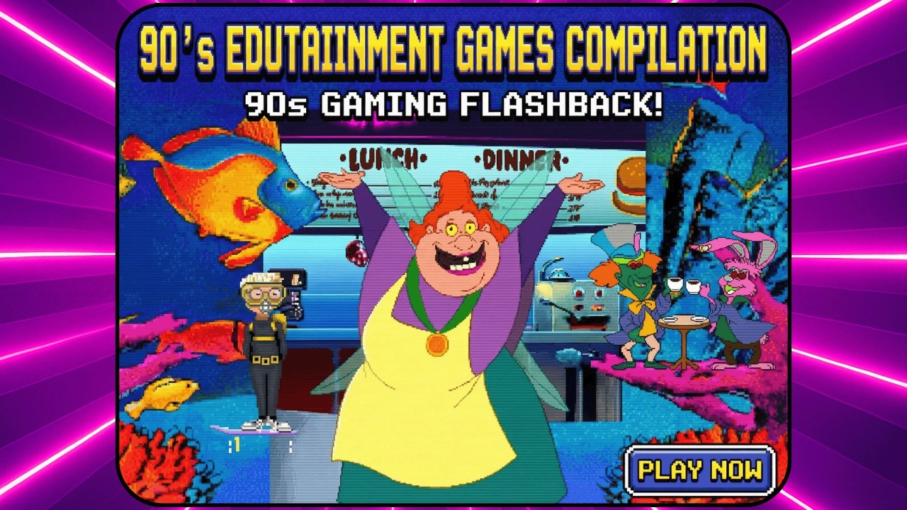 One Hour of Obscure 90's Edutainment Games
