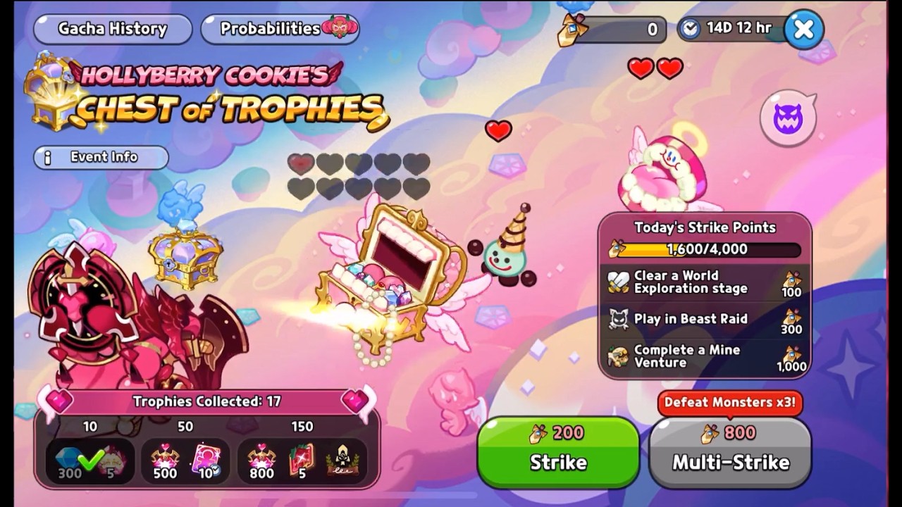 Getting the Hollyberry Royal Trophy Chest for First time | Cookie Run: Kingdom Let's Play Ep#14