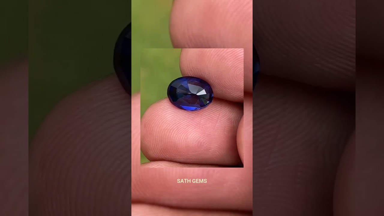 නිල් මැණික් ගලක් 💎 | Natural Blue Saphier | Sri Lanka - Sath Gems 