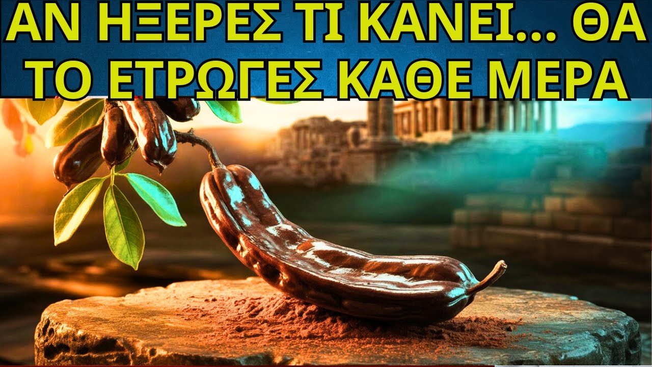 Χαρούπι: το φτωχικό «κακάο» που ζηλεύουν σήμερα οι διατροφολόγοι