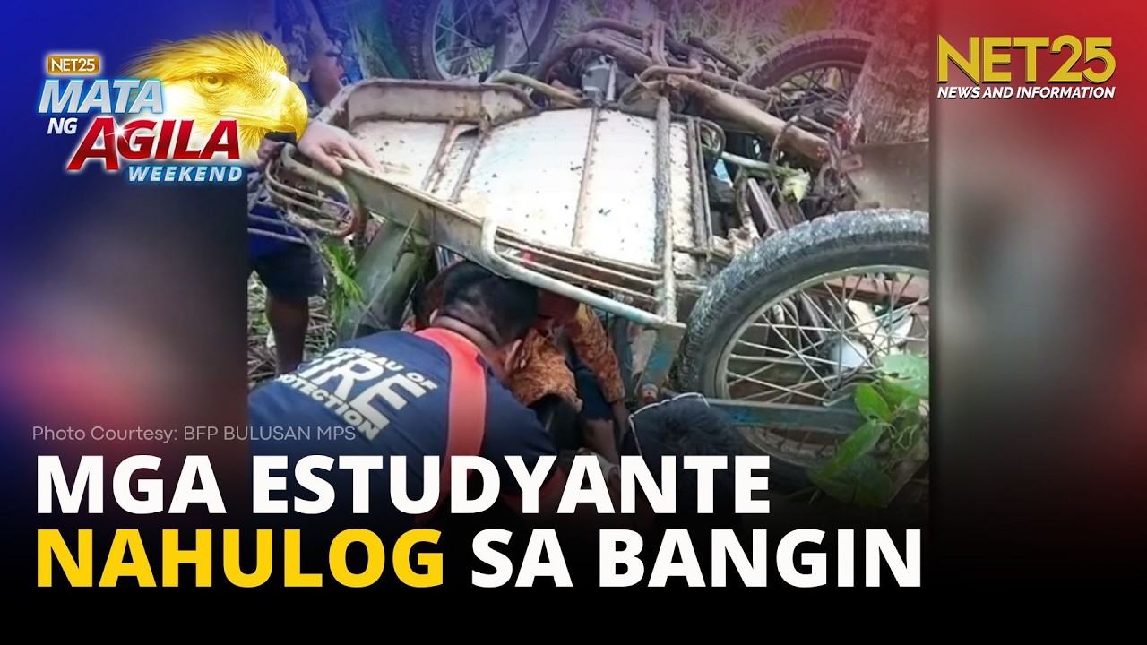 Pitong estudyante sugatan sa tricycle crash