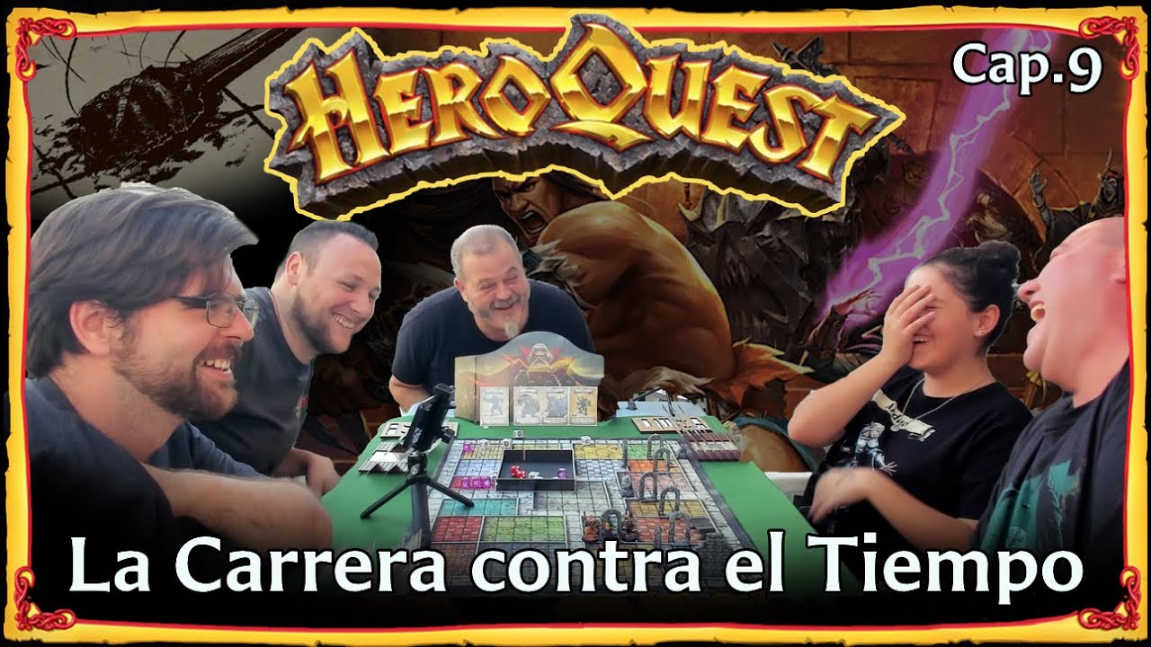 LA CARRERA CONTRA EL TIEMPO 1x9 Partida HEROQUEST - #heroquest #partida #jugando