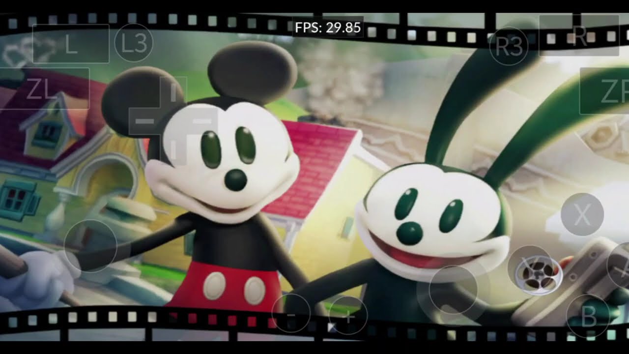 DISNEY EPIC MICKEY 2 WiiU GAME TEST IN CEMU EMULATOR IN IQ NEO 10R I SNAPDRAGON 8S GEN 3 🎮🔥