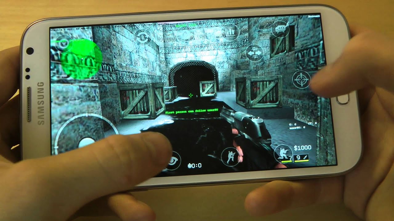 Counter-Strike 1.6 For Samsung Galaxy Note 2 - First Gameplay Hands-On Review