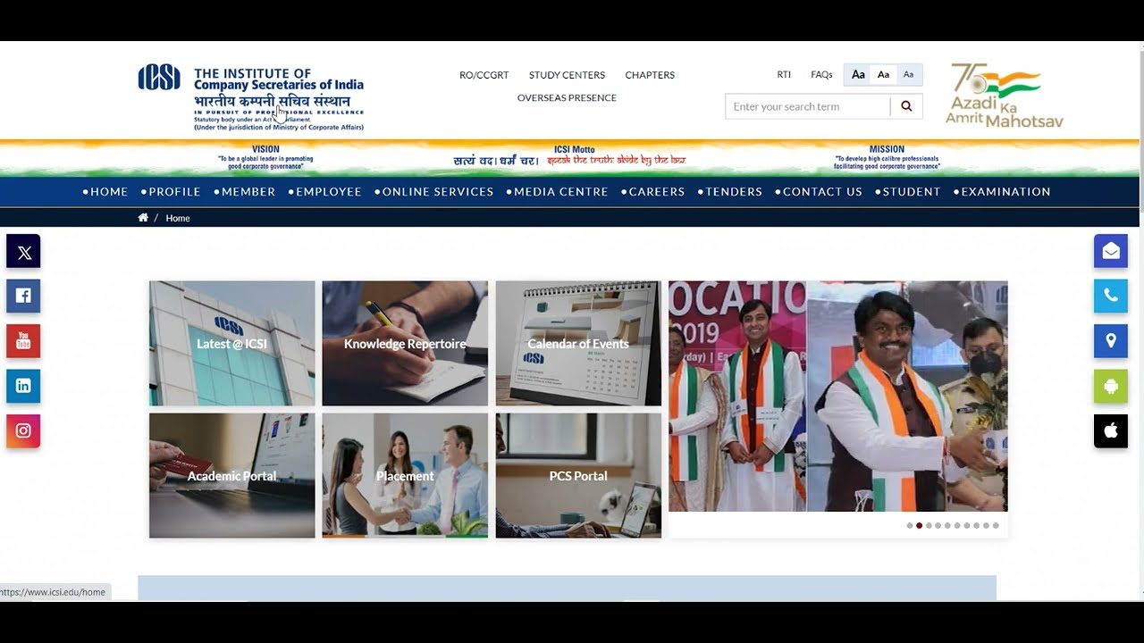ICSI Executive & Consultant Recruitment 2023 | How To Apply ICSI Vacancy Online Form 2023