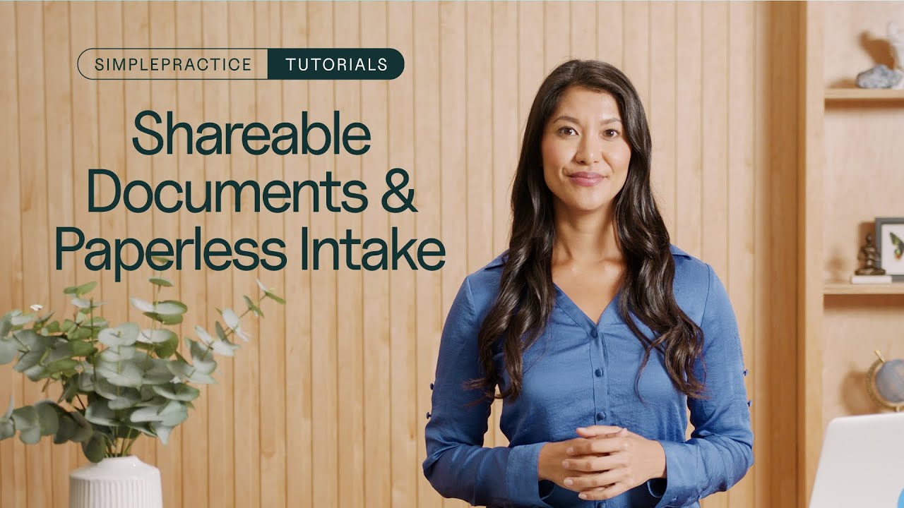 Tutorial: Shareable documents and paperless intake
