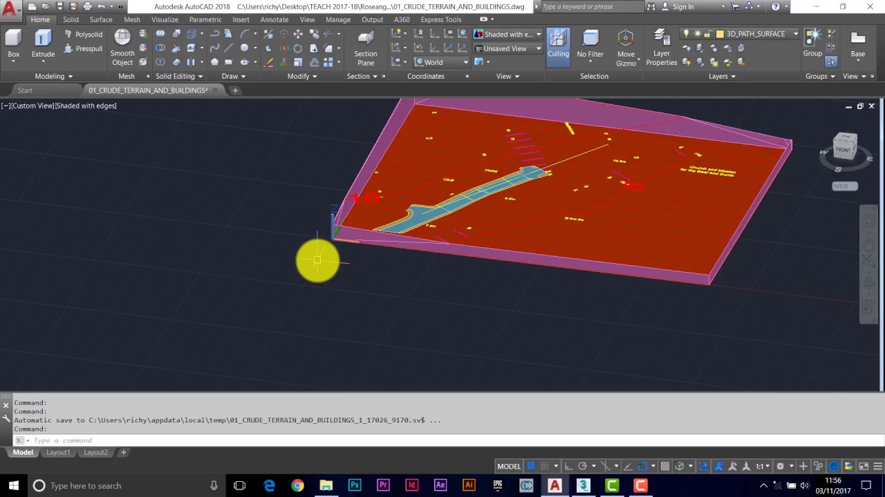 Site Modelling using AutoCAD + 3ds Max - Part 4