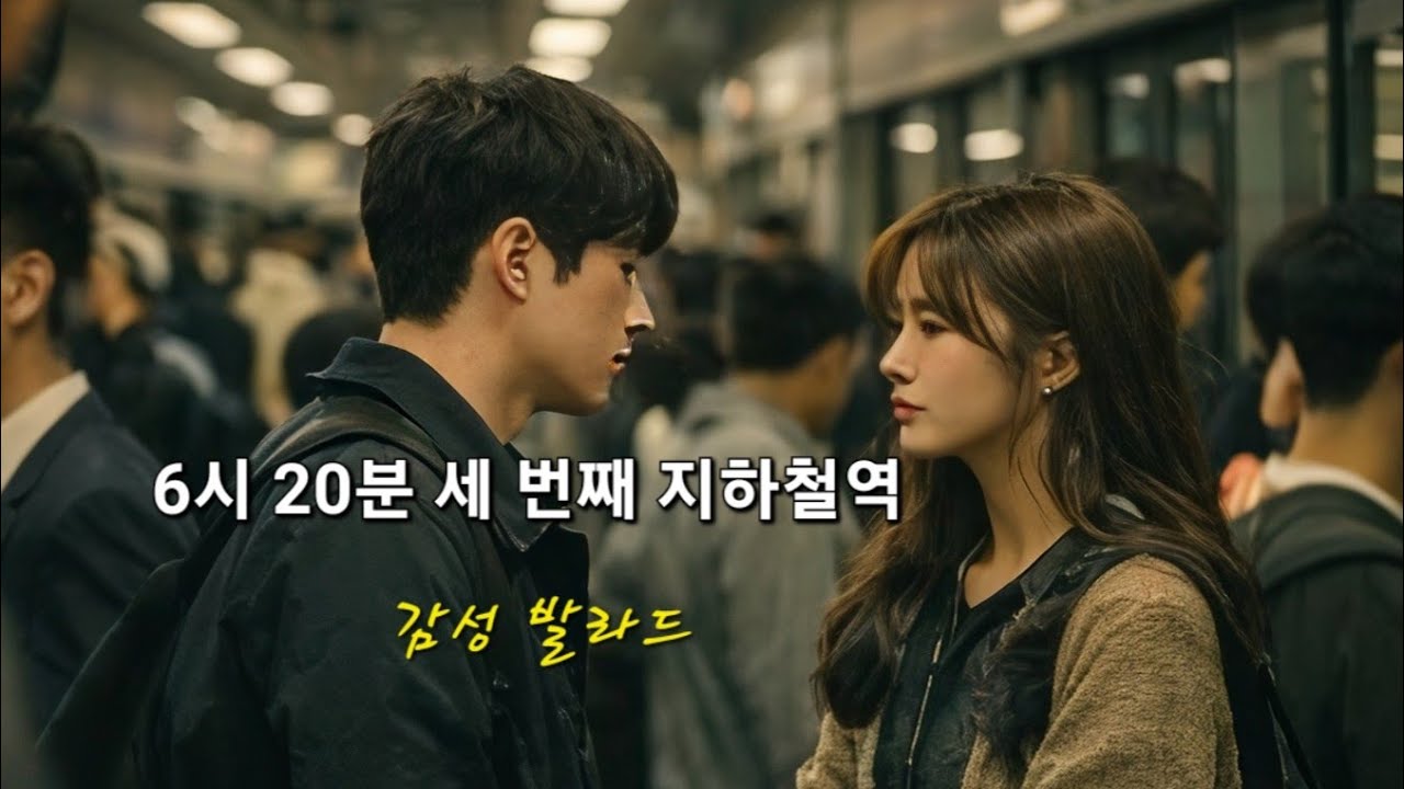 6시 20분  세 번째 지하철역,🎶감성 발라드, 영화 ost 감성.