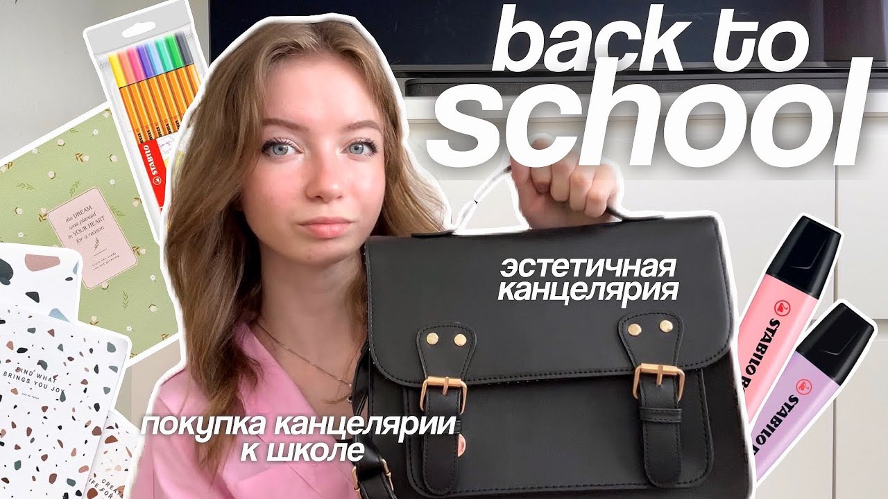 BACK TO SCHOOL 2024 : мои покупки к школе, эстетичная канцелярия 🍂👀📚 | готовимся к школе вместе!