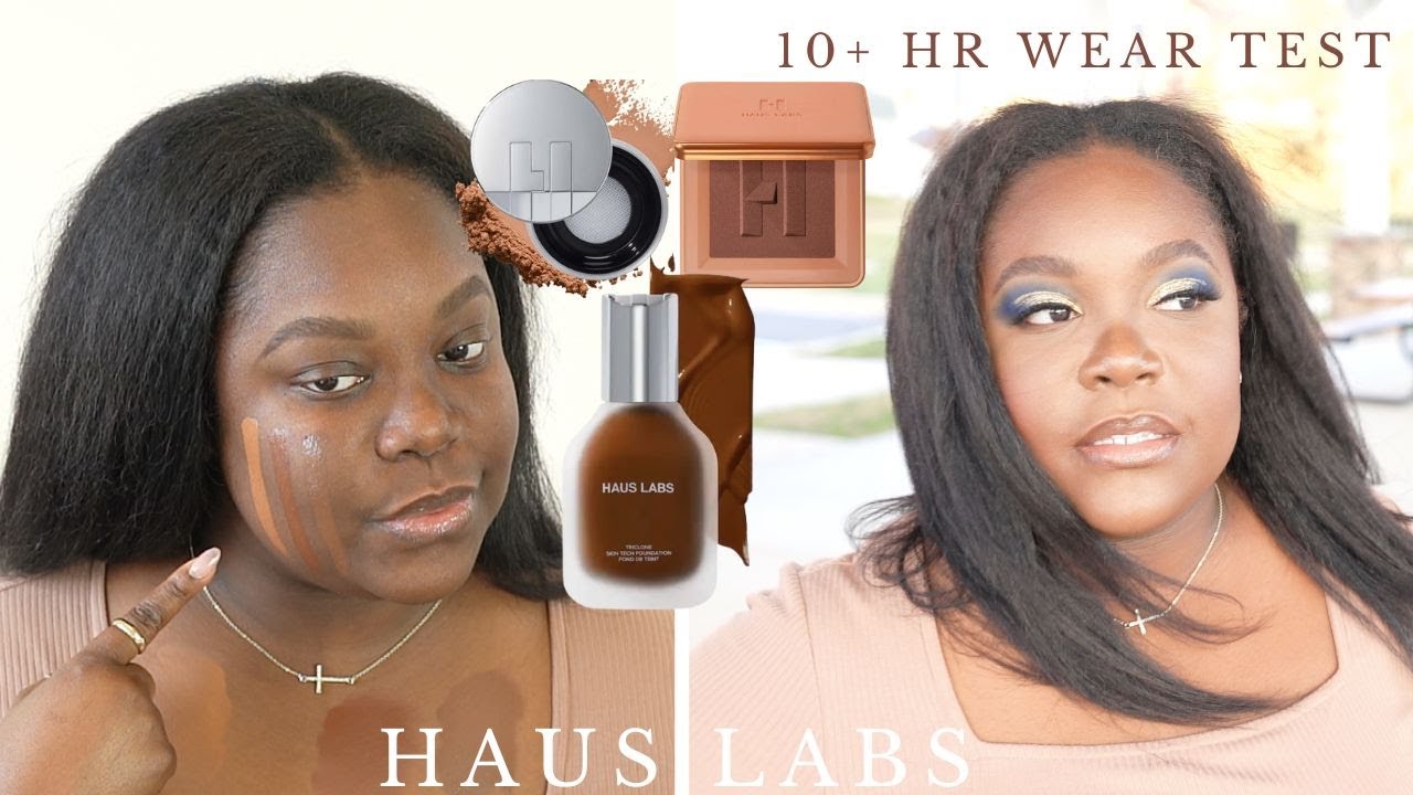 Haus Labs Triclone SkinTech Foundation, Powder & Bronzer | Review & Wear Test