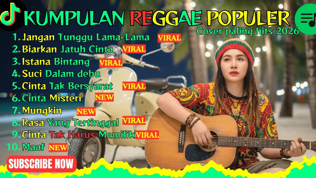 🔥 Reggae Santai Temani Perjalanan Malam ❗ | Lagu Reggae Viral TikTok & Spotify 2026 Paling Enak