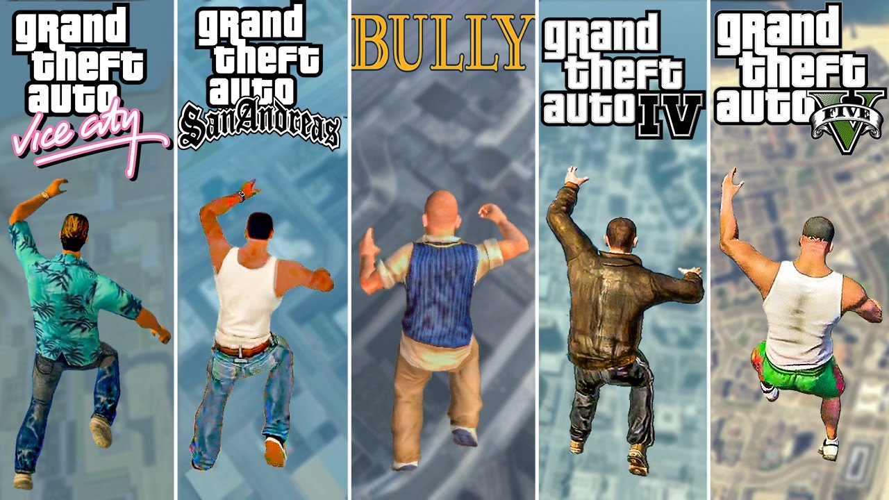 Epic Falling From the Sky Moments in Every Rockstar Game (2001&ndash;2024)