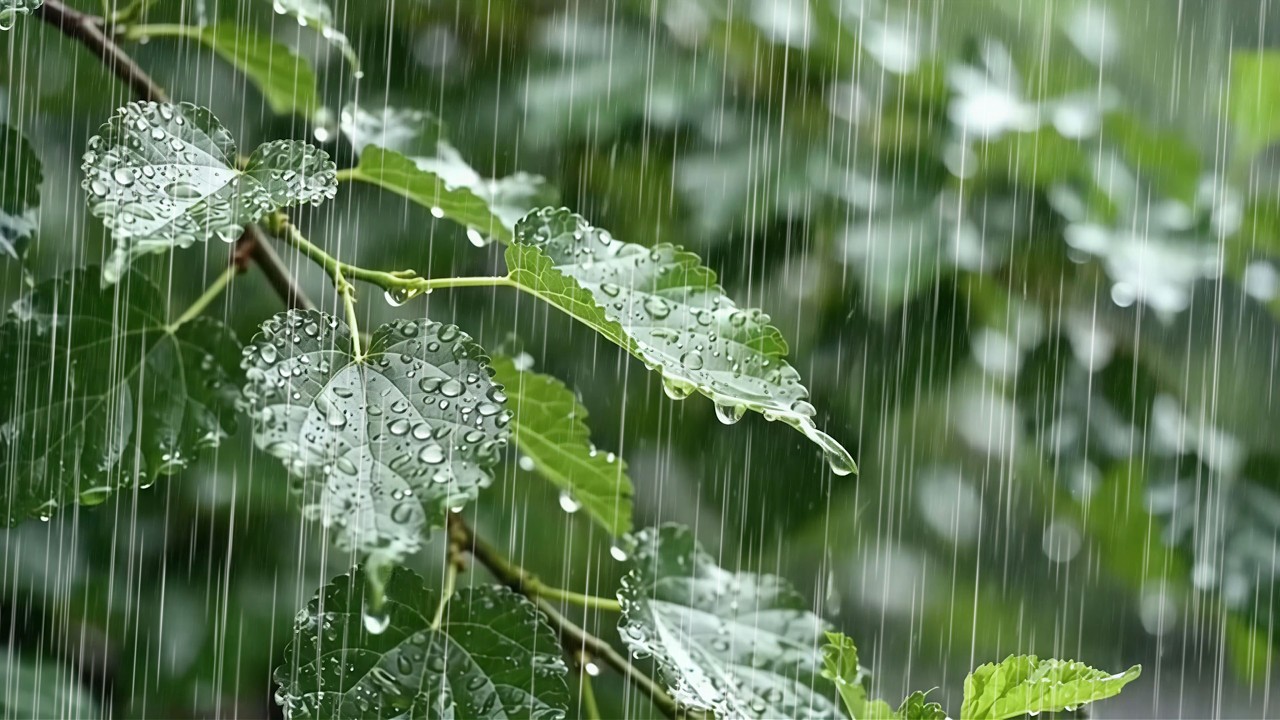 Fall Asleep INSTANTLY to Deep Mountain Rain | Transitions to BLACK SCREEN after 10 Mins 🏔️🌙