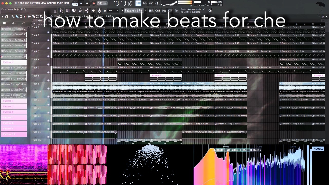 how to make melodic beats for che
