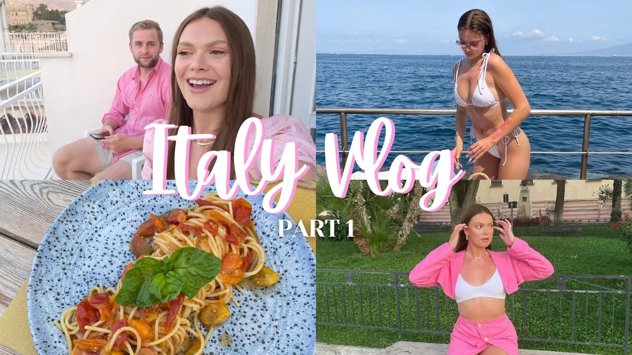 ITALY VLOG PART 1 | Sorrento Beach Days, Stolen Phone and Lots of Pizza & Pasta | Molly Brooks